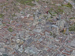 Leeds City, UK (2023) 3D Model