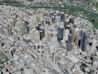 Calgary City, Canada (2022) 3D Model