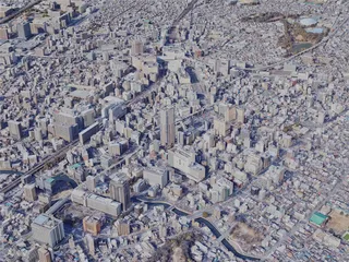 Chiba City, Japan (2023) 3D Model