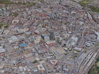 Sheffield City, UK (2022) 3D Model