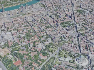 Belgrade City, Serbia (2023) 3D Model