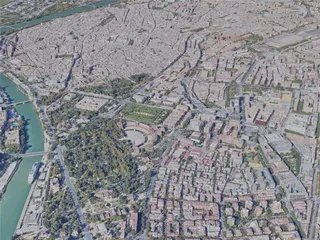 Seville City, Spain (2022) 3D Model