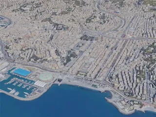 Genoa (Genova) City, Italy (2022) 3D Model