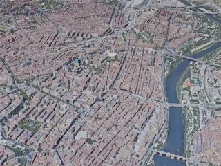 Zaragoza City, Spain (2022) 3D Model