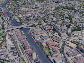 Duisburg City, Germany (2023) 3D Model