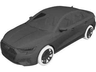 Audi A3 Sedan (2021) 3D Model