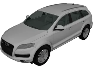 Audi Q7 (2010) 3D Model