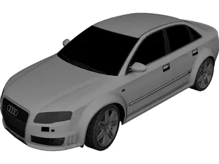 Audi RS4 3D Model