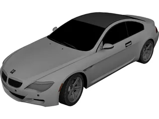 BMW M6 3D Model 3D Preview