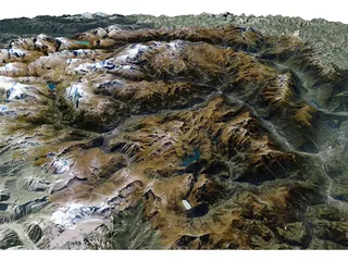 Mountains Alps Pralognan la Vanoise 3D Model