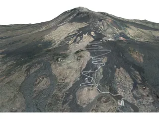 Mount Etna 3D Model