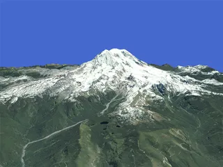 Mount Rainier 3D Model