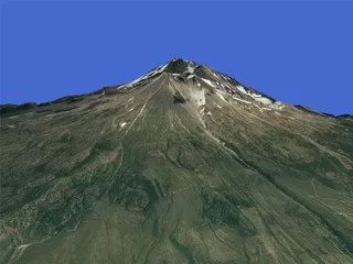 Mount Shasta 3D Model