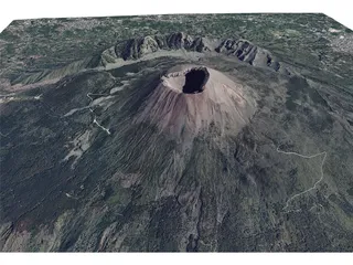 Mount Vesuvio 3D Model