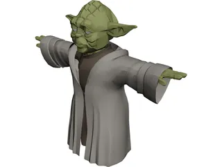 Star Wars Yoda 3D Model 3D Preview