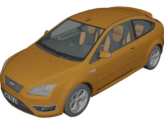 Ford Focus ST 3D Model