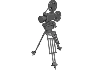 Film Projector 3D Model