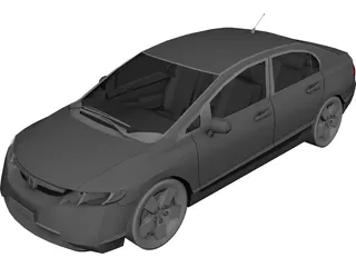 Honda Civic (2007) 3D Model
