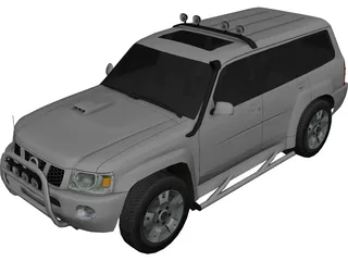 Nissan Patrol (2005) 3D Model 3D Preview