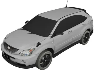 Toyota Harrier Hybrid [Lexus RX] 3D Model