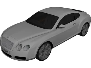 Bentley Continental GT Coupe 3D Model