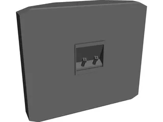 Rear Speaker Focal 800S CAD 3D Model