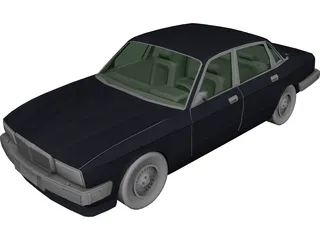 Jaguar XJ6 Sovereign 3D Model