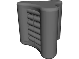 Deltic Engine CAD 3D Model