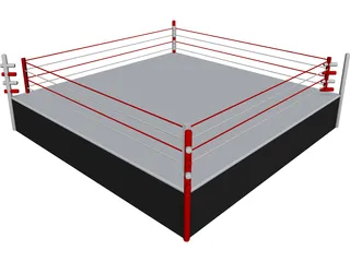 Boxing Ring 3D Model