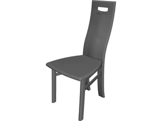 Chair Modern for Dining Room CAD 3D Model