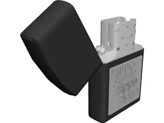 Zippo Lighter 3D Model