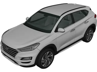 Hyundai Tucson (2018) 3D Model