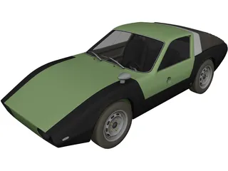 Porsche 911 HLS (1967) 3D Model