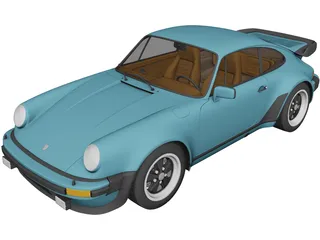 Porsche 911 [930] Turbo (1975) 3D Model