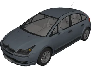 Citroen C4 3D Model 3D Preview
