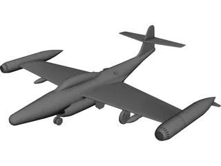 Northrop F-89 Scorpion 3D Model 3D Preview
