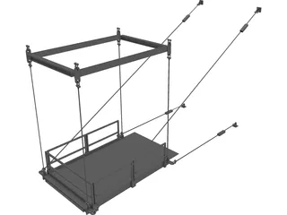 Hoisting Platform 3D Model
