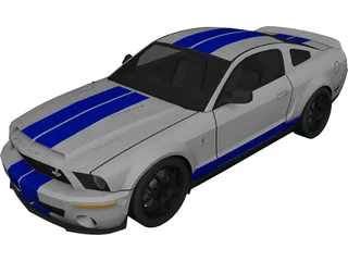 Ford Mustang Shelby GT 3D Model