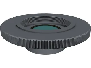Magnifying Lens CAD 3D Model