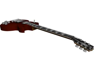 Gibson Electric Guitar Les Paul 3D Model