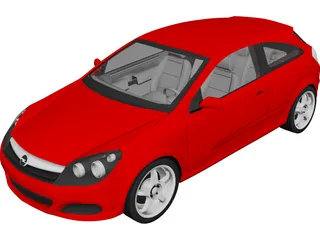 Opel Astra 3D Model