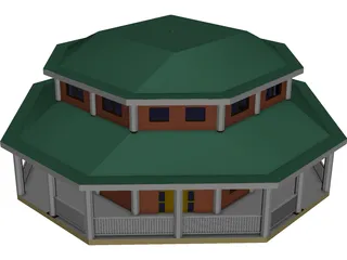 Modular House 3D Model