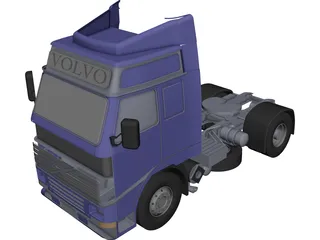 Volvo Truck CAD 3D Model