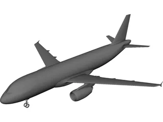 Airbus A320 CAD 3D Model