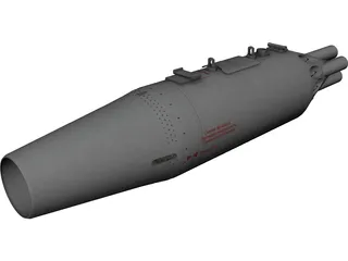 UB-16-M57-UMP Rocket Pod 3D Model