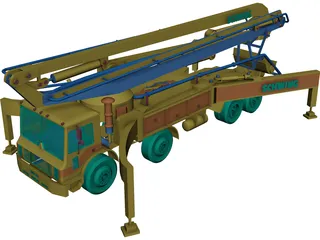 Schwing Truck 3D Model 3D Preview