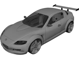 Mazda RX-8 [Tuned] 3D Model