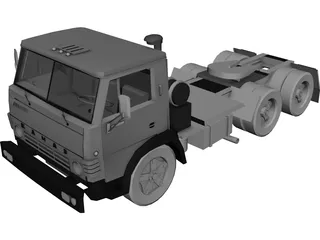 KAMAZ Truck 3D Model