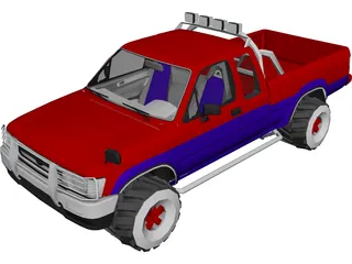 Toyota Hilix SURF Sport 3D Model