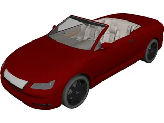 Concept Car  3D Model 3D Preview